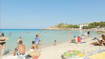 Beach Walk | Cala agulla | Mallorca | Spain 4K |