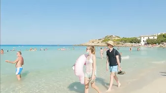 Beach Walk | Cala agulla | Mallorca | Spain 4K |