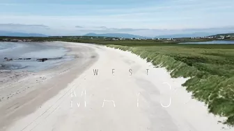 The Crystal Clear Waters of the Atlantic Ocean with Stunning Remote Beach in West Mayo,Ireland.