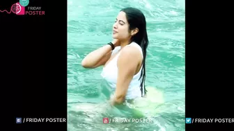 Janhvi Kapoor Swimmimg Video | Janhvi Kapoor Bikini Swim | Friday Poster