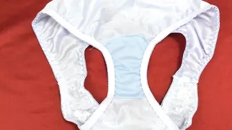 Light Blue Nylon Panties Bikini Japanese Panties Sexy Size LL | กางเกงในเซ็กซี่ #129