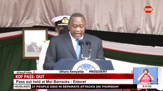 Be model soldiers, President Kenyatta tasks new KDF servicemen