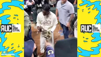 Travis Scott Runs Like An Anime Character After Hitting A Home Run At Celebrity Game