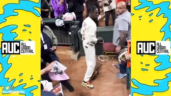 Travis Scott Runs Like An Anime Character After Hitting A Home Run At Celebrity Game