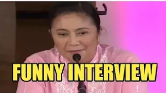 VP. LENI ROBREDO FUNNY VIDEO INTERVIEW