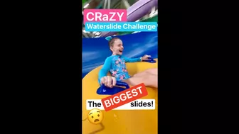 Waterslide Challenge at the BIGGEST Waterpark!!????