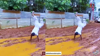 Erick Omondi goes Mud again in Kisii Embarambamba Challenge