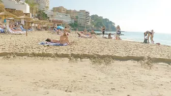 Beach walk | Cala Major Beach | Palma de Mallorca MAJORCA | Balearic Islands 4K