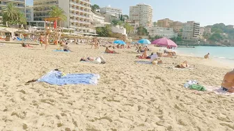 Beach walk | Cala Major Beach | Palma de Mallorca MAJORCA | Balearic Islands 4K