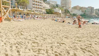 Beach walk | Cala Major Beach | Palma de Mallorca MAJORCA | Balearic Islands 4K