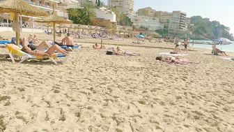 Beach walk | Cala Major Beach | Palma de Mallorca MAJORCA | Balearic Islands 4K