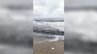 Dangerous Marina Beach Today - Sea Water Changes to Black Colour #FirstTime #Shorts #DanJrVlogs