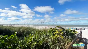 View of the Beach from the Boardwalk at Delnor-Wiggins on a Beautiful Saturday Morning 11.06.21