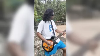 Lenon Pires - Sunday guitar Jam at Kakonem beach /waterfalls - Sun sand sea and Rock n Roll