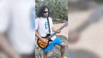 Lenon Pires - Sunday guitar Jam at Kakonem beach /waterfalls - Sun sand sea and Rock n Roll