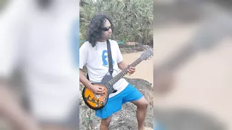 Lenon Pires - Sunday guitar Jam at Kakonem beach /waterfalls - Sun sand sea and Rock n Roll