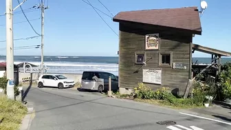 Beach burger in Hitachi,Ibaraki,Japan