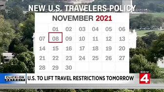 US to lift travel international travel restrictions Monday -- what to know