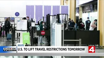 US to lift travel international travel restrictions Monday -- what to know