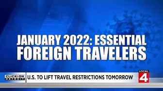 US to lift travel international travel restrictions Monday -- what to know