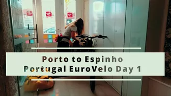 Porto to Espinho on the EuroVelo 1 | Day 2 | Travel Vlog 2021 | Bikepacking fun!