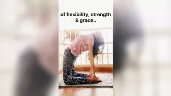 Best stretching for Flexibility,Strength, grace#ushtrasana#StretchingRoutine#bodypositivity