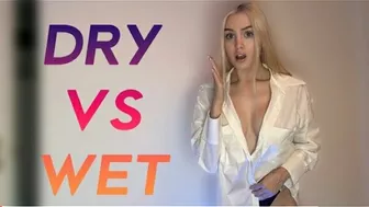 [4K] Transparent Clothes Dry vs Wet Try-on Haul with Yu #trending p#subscribe