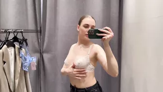 [4K] TRY ON HAUL | Transparent Clothes with Karen