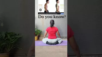 Bad Body Posture due to Sendentary lifestyle????????? Watch this✅#yoga#badposture#lifestyle#health#shorts