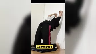 #camelpose #yoga #lovley #fitness #exercise #backflexibility #backbend