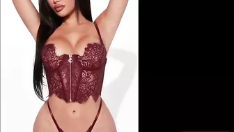 Hottest Lingerie Try On Haul | 4k Transparent Fishnet Dress For Baddie’s Compilation