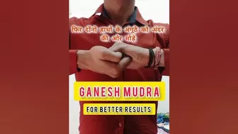 GANESH MUDRA ???????? #yoga #meditation #trending #mudra #meditationmethods #shorts