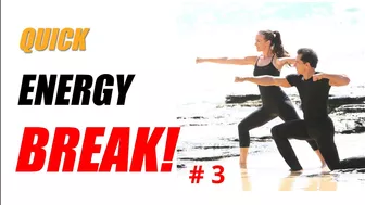 2- Minute Energy Break with Gilad | Warrior Stretch