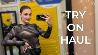 4K TRANSPARENT NO BRA TREND | TRY ON HAUL |