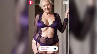 Natural Older Women Over 65 ???? Classic Lingerie Fashion ⭐️ 88