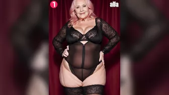 Natural Older Women Over 65 ???? Classic Lingerie Fashion ⭐️ 88