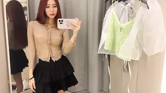 Transparent Clothes Try on Haul Sheer lingerie