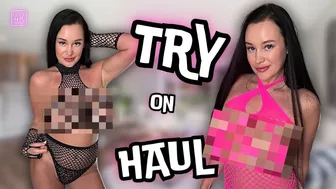 ????See Through Clothing Try on Haul with Ally in 4K????