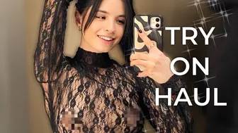 Exploring Transparent Lingerie See through Try on Haul 2024