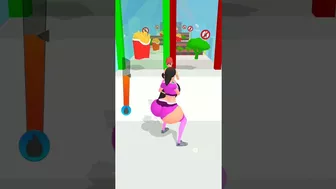 Twerk girl run game 3d ???????? #viral #shorts #cartoon