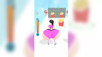 Twerk girl run game 3d ???????? #viral #shorts #cartoon