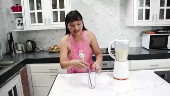 ✅Dragon Fruit and Banana Milkshake ???? Sexy Lingerie | Apron no bra ????