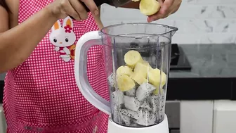 ✅Dragon Fruit and Banana Milkshake ???? Sexy Lingerie | Apron no bra ????