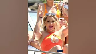 ???????? Orange Bliss: Girlfriends Rocking Fun in Bikinis! ????✨