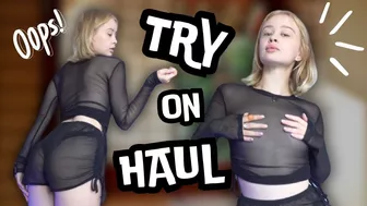 ????Transparent Clothing in Home | See Through Try On Haul [4K]????