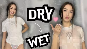 WETLOOK | SEE THROUGH ???? TRANSPARENT CLOTHES | TRY ON HAUL [4K]