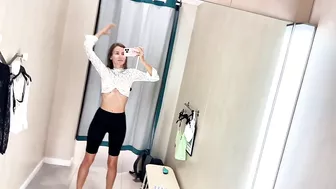 [4K] Transparent Lingerie Try on Haul In Mall 2024 | See-Through Fabric & No Bra Trend