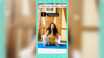 5 Yoga Asanas for a Healthy Uterus | Boost Women's Health with These Poses #shorts #trending