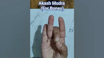 Akash Mudra .... #mudra #yoga #trending #exercise #dance #reels #zumba #streching #bones #akashmudra