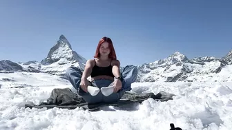 Yoga in the Mountains - Enjoyment